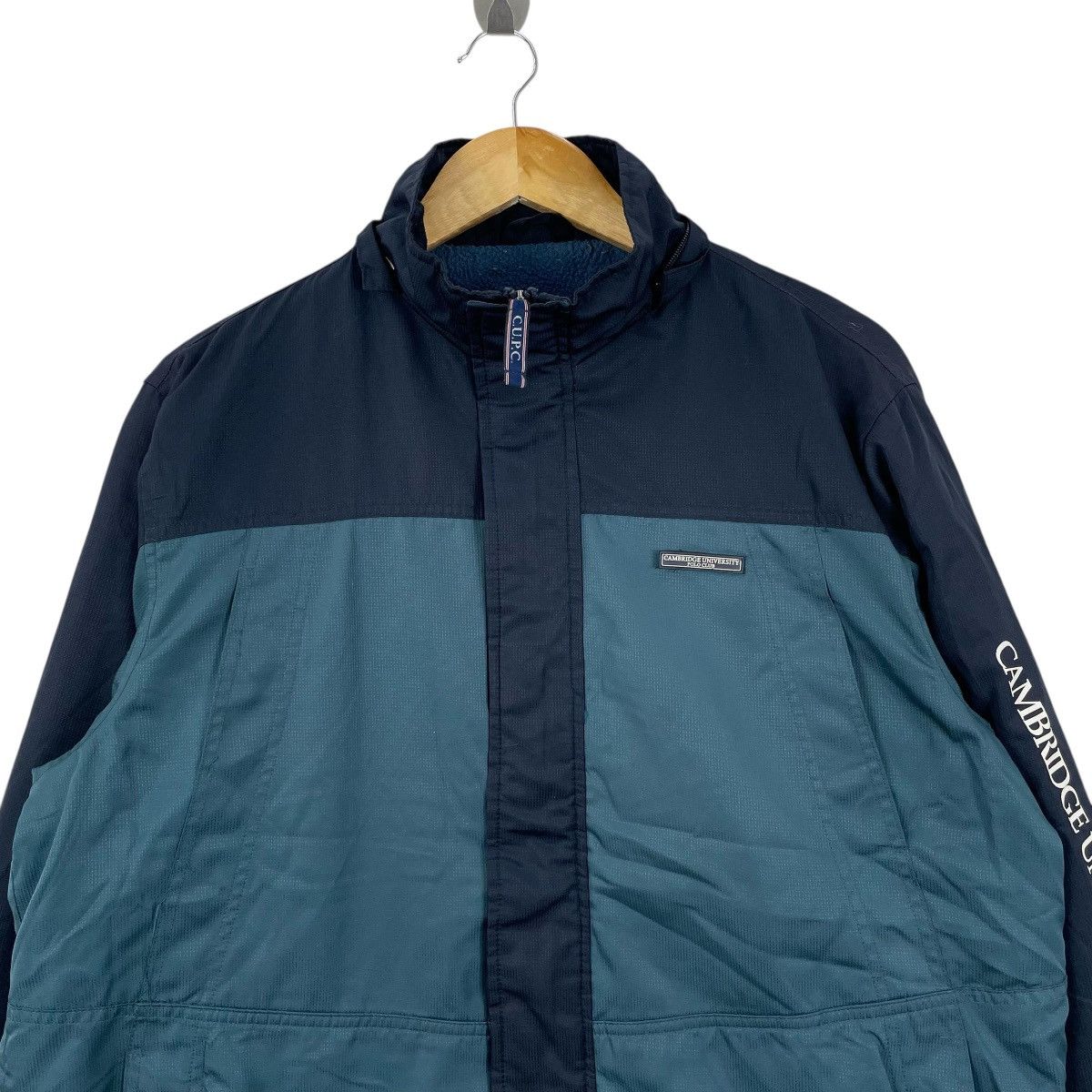 Vintage Vintage Cambridge University Polo Club Zipper Jacket Size US L / EU 52-54 / 3 - 3 Thumbnail