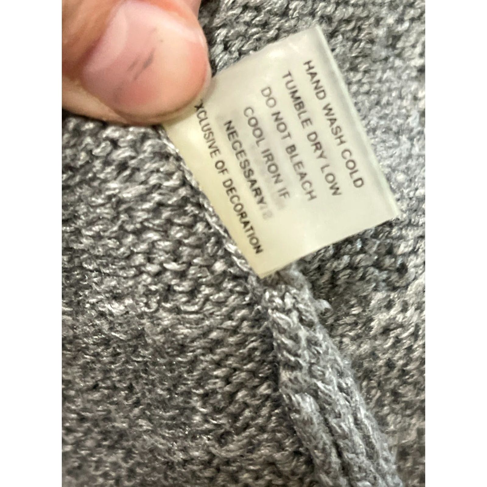 Vintage BRIXON IVY Sweater Cardigan Women XL Gray Long Sleeve Open Casual Fall Spring Summer Knit Open Cardigan Womens XL Gray BRIXON IVY Sweater Size XL / US 12-14 / IT 48-50 - 7 Thumbnail