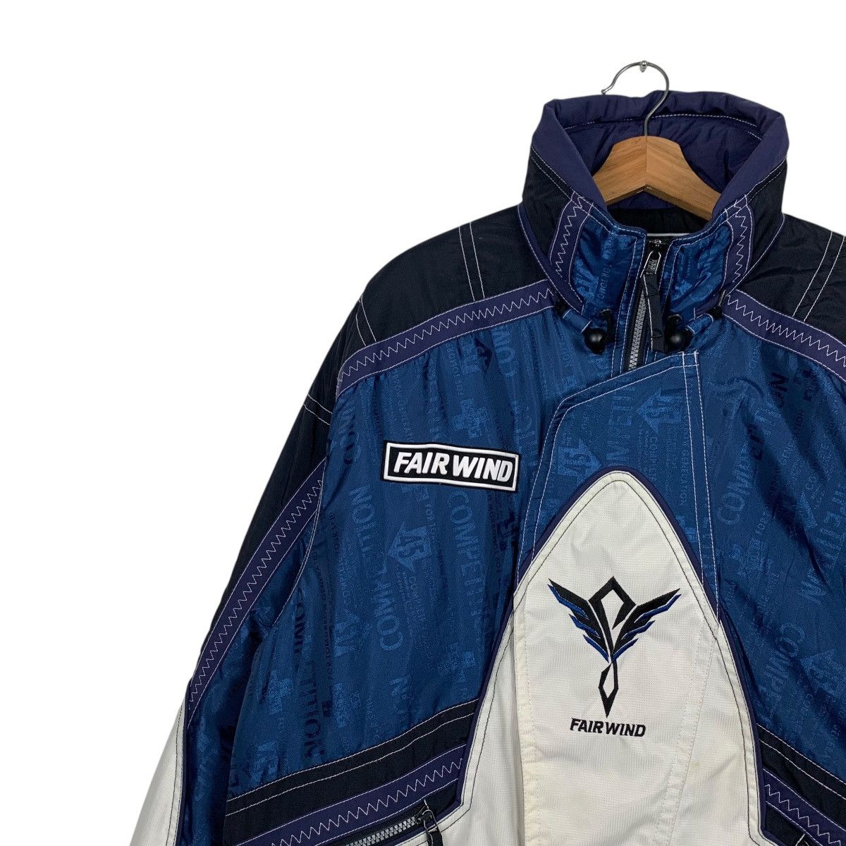 Japanese Brand FAIR WIND Colorblock Ski Jacket Snowboard Jacket #1695-C75 Size US L / EU 52-54 / 3 - 6 Thumbnail