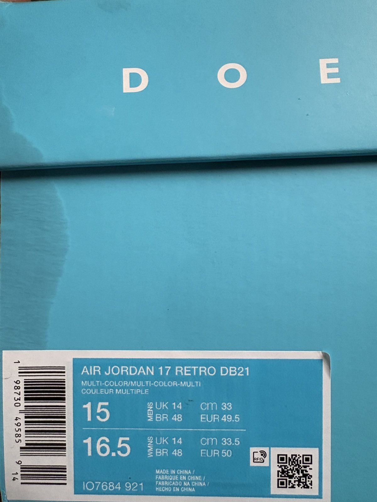 Jordan Brand Nike Air Jordan 17 Doernbecher Retro Size US 15 / EU 48 - 11 Thumbnail