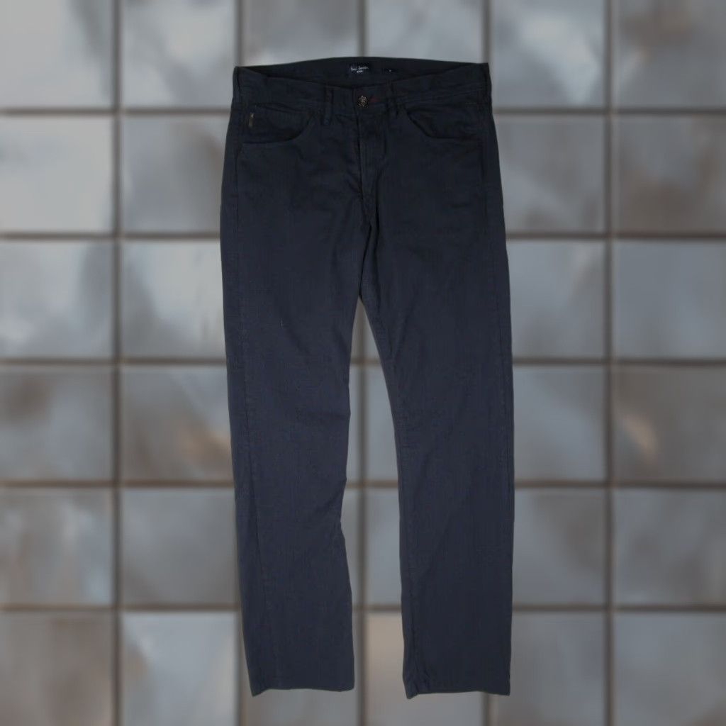 Paul Smith Paul Smith Chino Pants Mens 32 Blue Flat Front Zip Casual 5 Pocket 32x32 Size US 32 / EU 48 - 1 Thumbnail