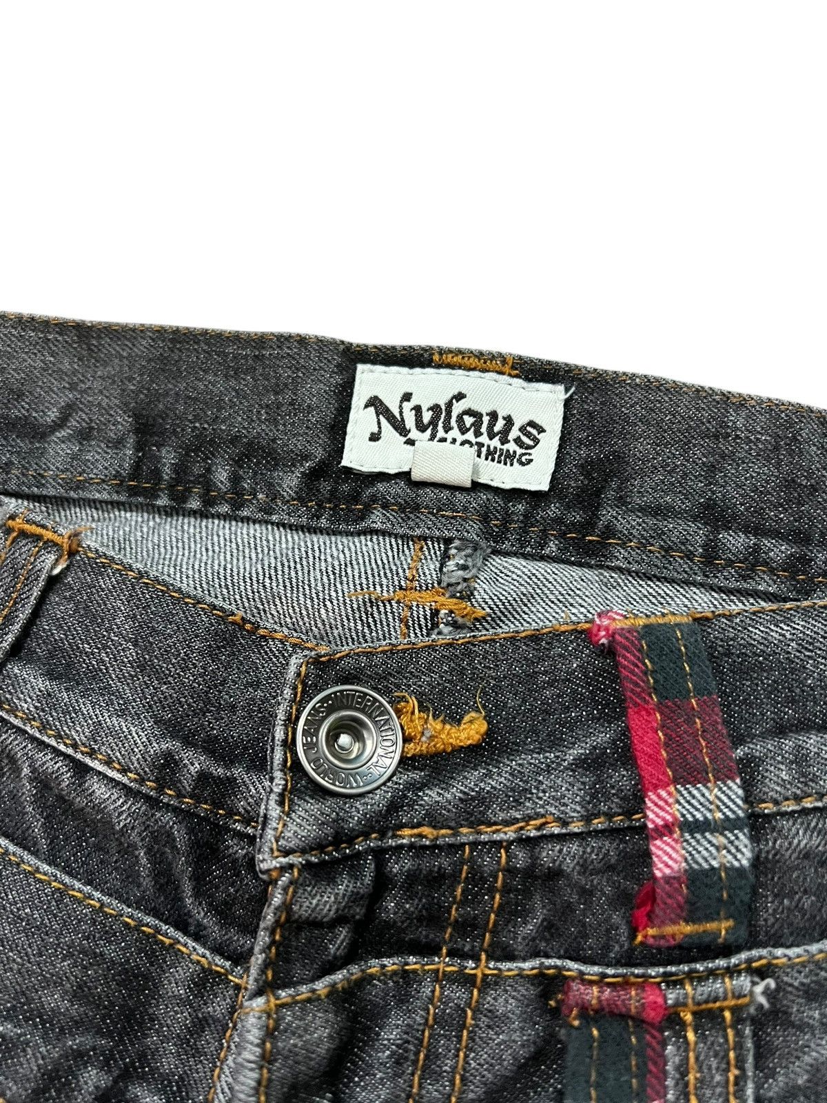 Japanese Brand 💥Double Waist💥Vintage Nylaus Clothing Clawmark If Six Style Size US 31 - 10 Thumbnail
