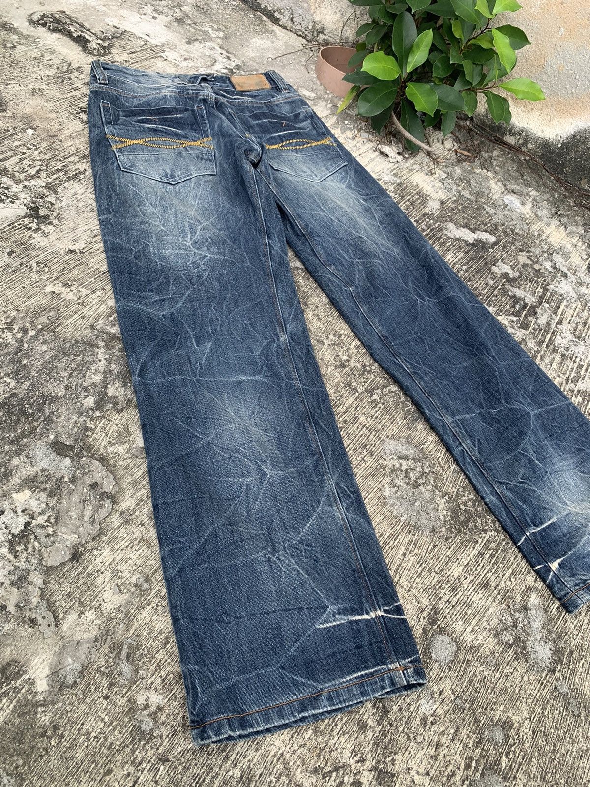 If Six Was Nine × Indian Motorcycle × Le Grande Bleu (L.G.B.) Indian motercycles jeans Size 27" / US 4 / IT 40 - 17 Thumbnail