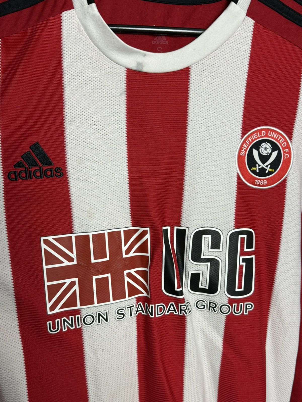 Adidas Sheffield United 19/20 Home Football Jersey Size US S / EU 44-46 / 1 - 3 Thumbnail