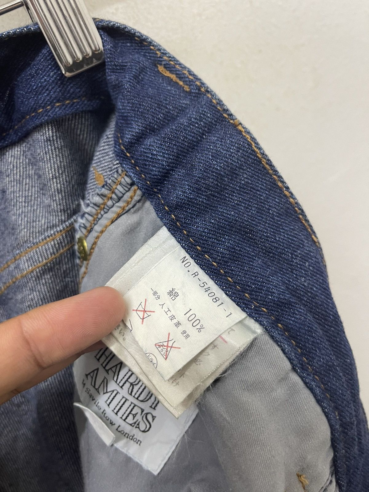 Hardy Amies Rare Vintage HARDY AMIES Embroidered Jeans Size US 28 / EU 44 - 13 Thumbnail