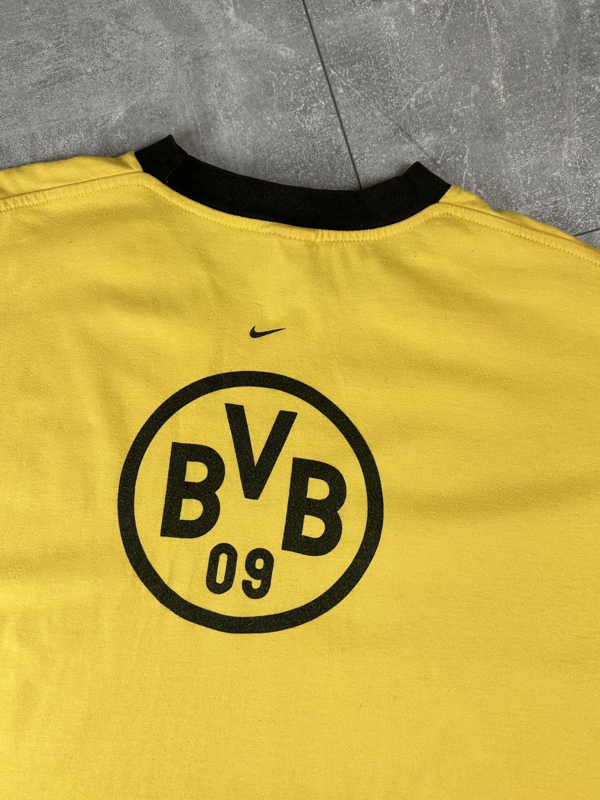 Nike Nike Borrusia Dortmund 90S Cotton Soccer Football T-Shirt Size US L / EU 52-54 / 3 - 13 Thumbnail