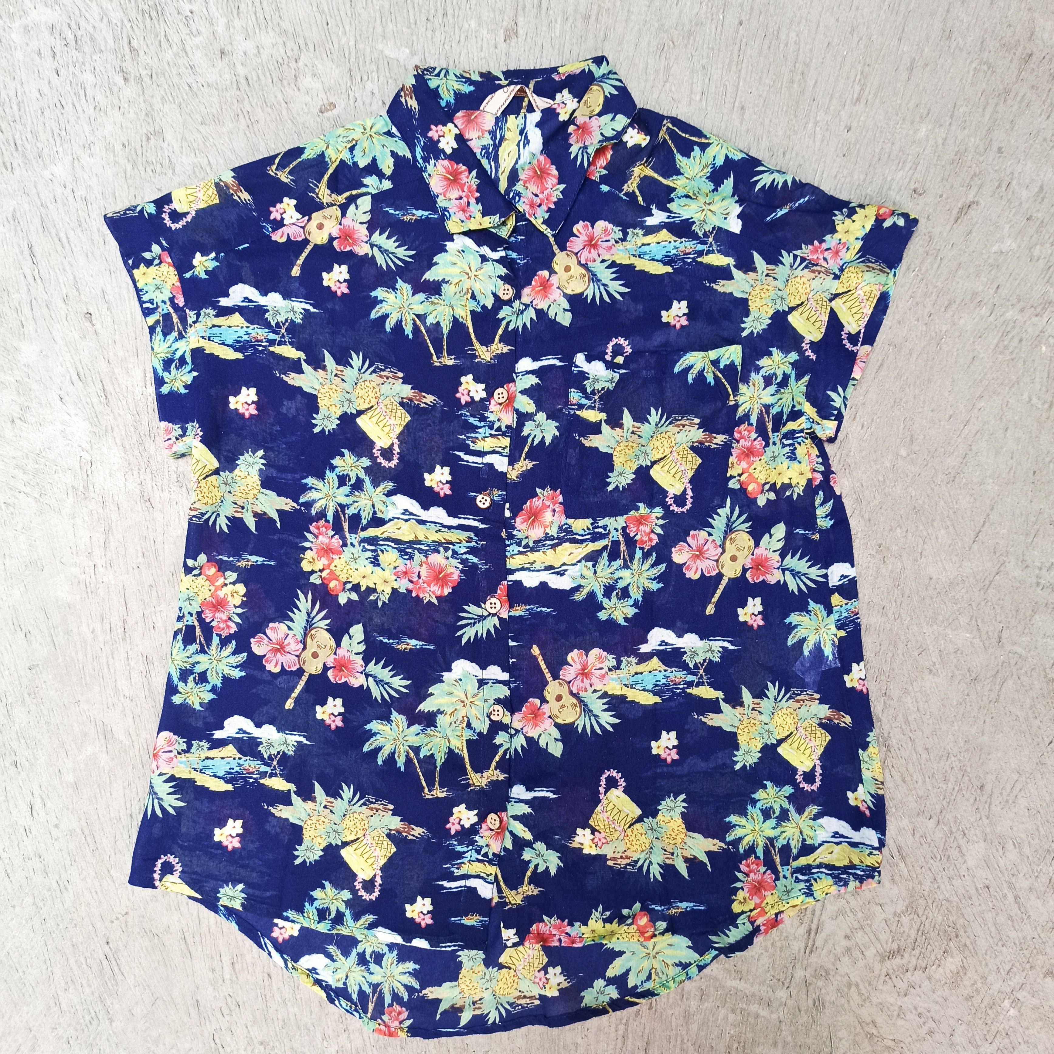 Japanese Brand Short Sleeve hawaiian shirt Chelmory Size M / US 6-8 / IT 42-44 - 1 Thumbnail