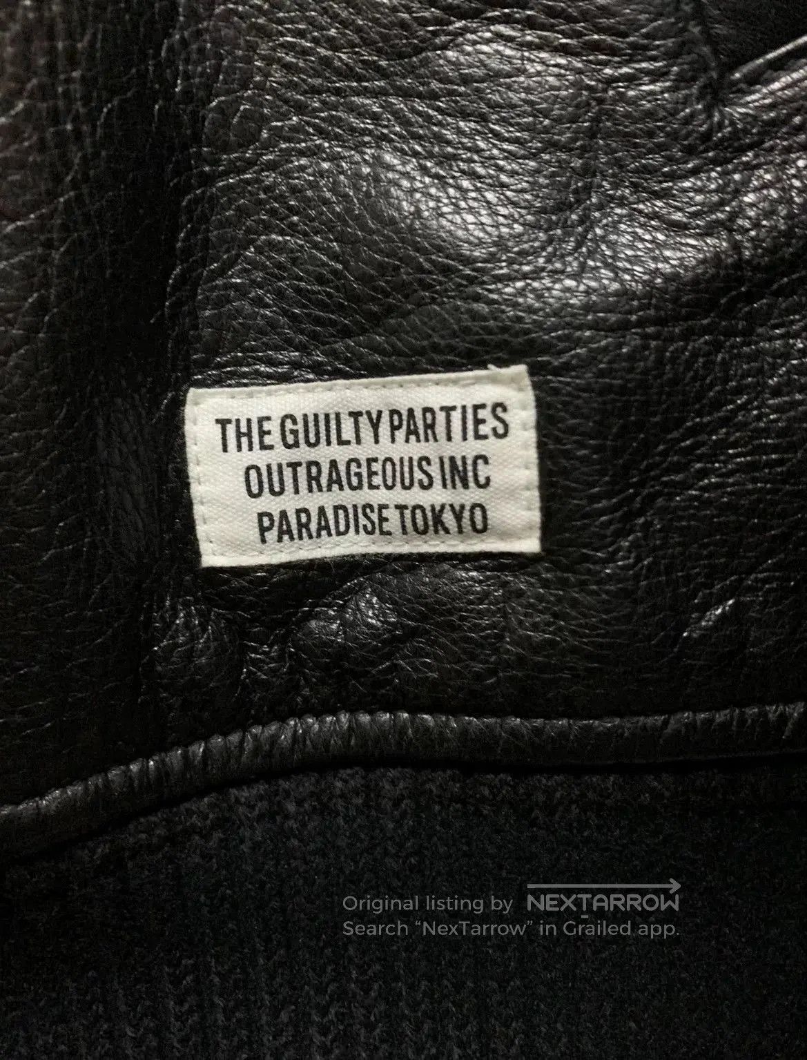 Wacko Maria Wacko Maria Leather Baseball Jacket with Lining. Size US M / EU 48-50 / 2 - 2 Thumbnail