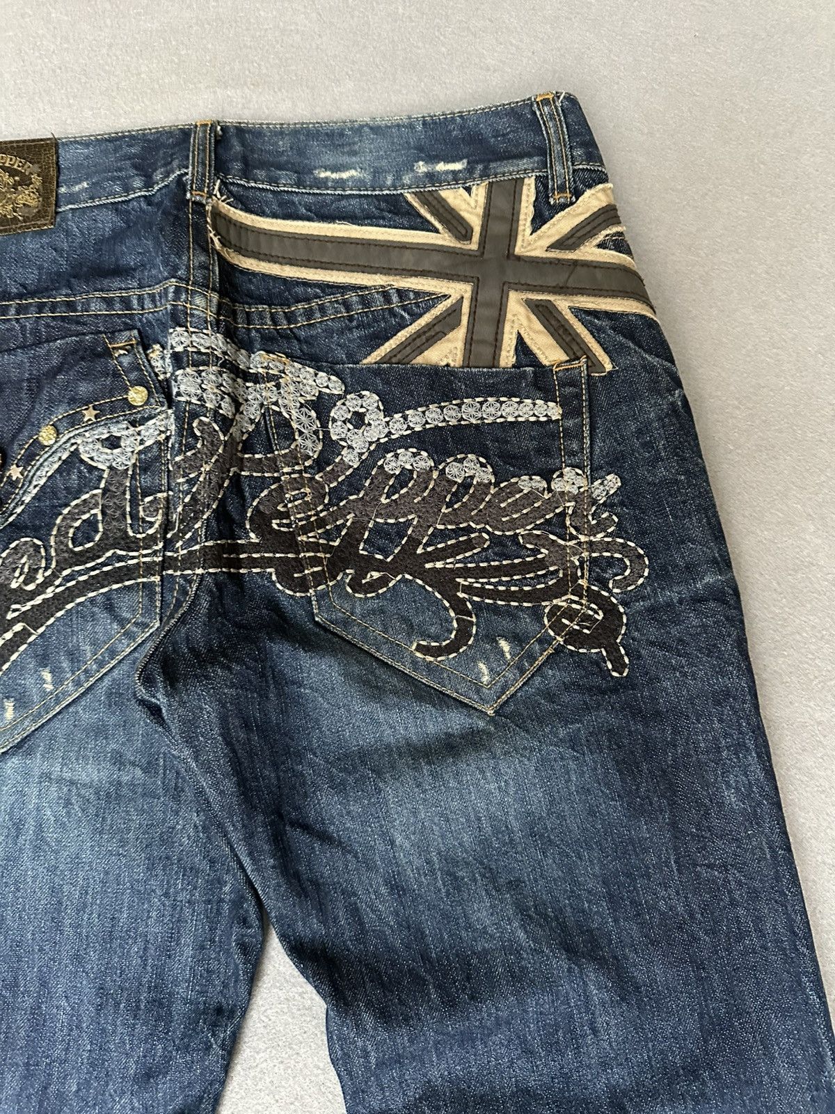 Japanese Brand Red Peppers Japan Distressed Denim Size US 32 / EU 48 - 15 Thumbnail