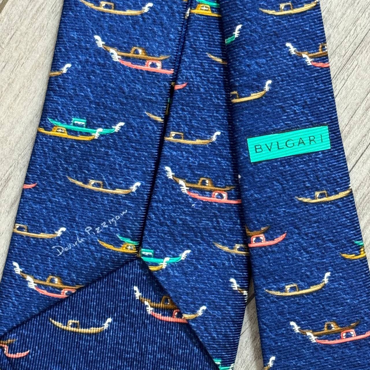 Bvlgari BVLGARI Silk Tie Size ONE SIZE - 2 Thumbnail