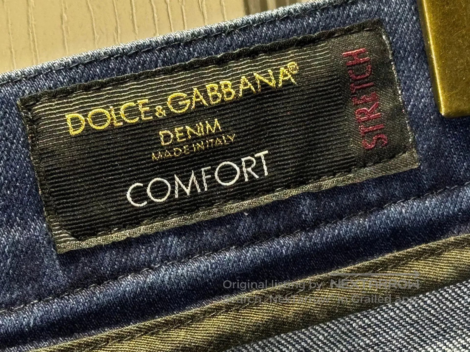 Dolce & Gabbana D&G Men's Washed Whisker Jeans. Size US 32 / EU 48 - 5 Thumbnail