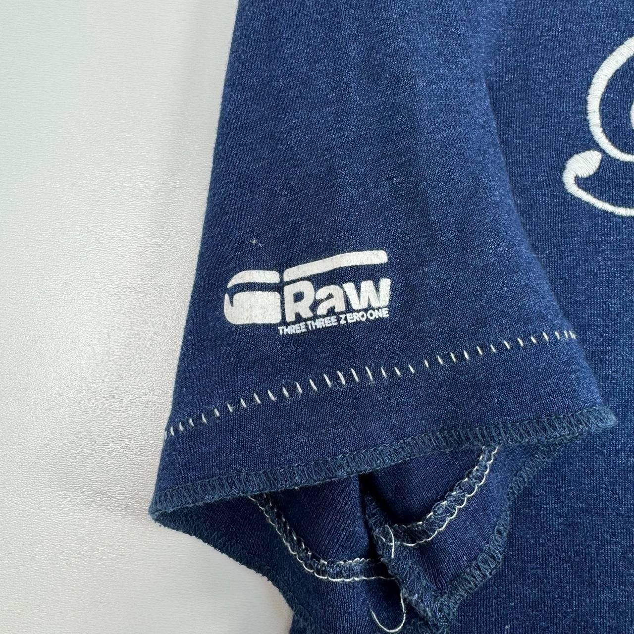G-Star G-Star RAW T-Shirt Blue Graphic Logo Tee Casual Men Size M Size US M / EU 48-50 / 2 - 7 Thumbnail