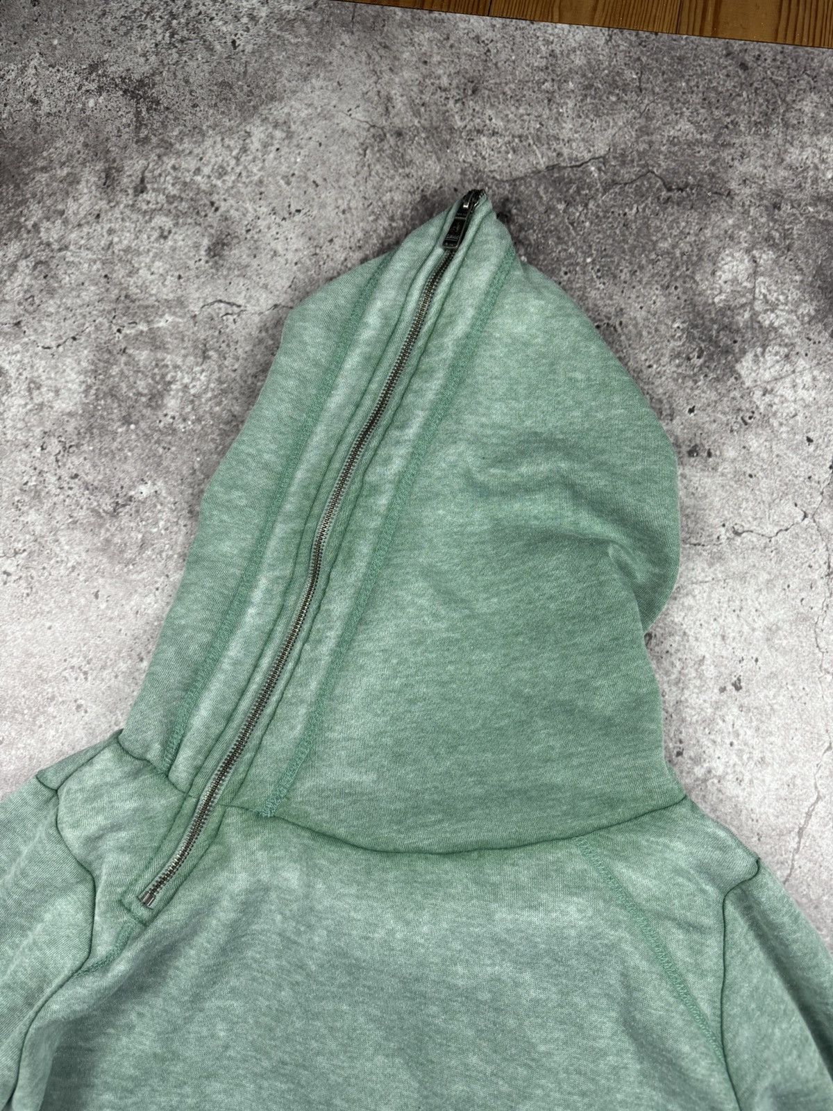 Hysteric Glamour VTG Y2K RICK OWENS STYLE AVANT GARDE ASSYMETRICAL ZIP HOODIE Size US M / EU 48-50 / 2 - 3 Thumbnail