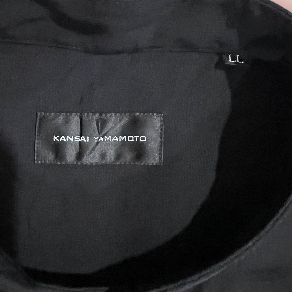 Designer × Japanese Brand × Kansai Yamamoto VINTAGE KANSAI YAMAMOTO STAND COLLAR BUTTON UP SHIRT Size US XL / EU 56 / 4 - 16 Thumbnail
