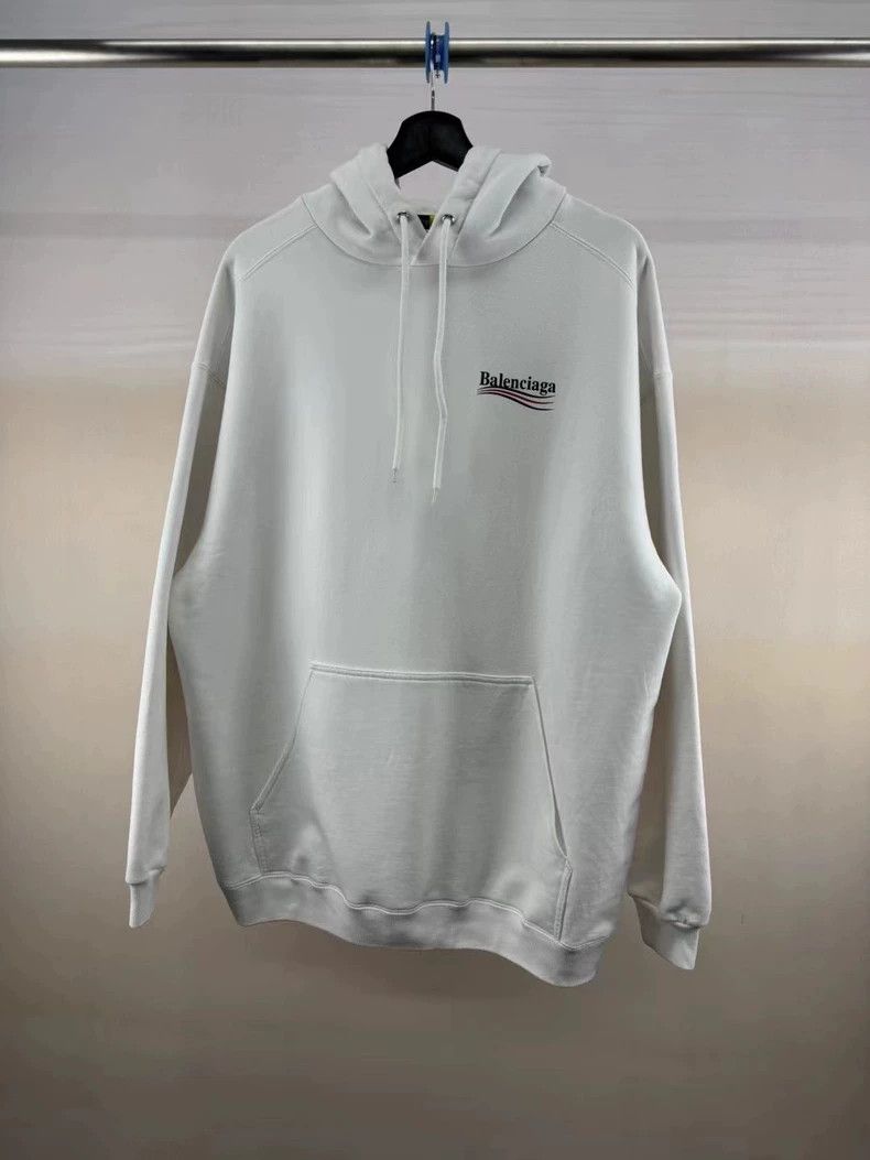Balenciaga Balenciaga White Coke Logo Hoodie - dmc Size US S / EU 44-46 / 1 - 1 Thumbnail