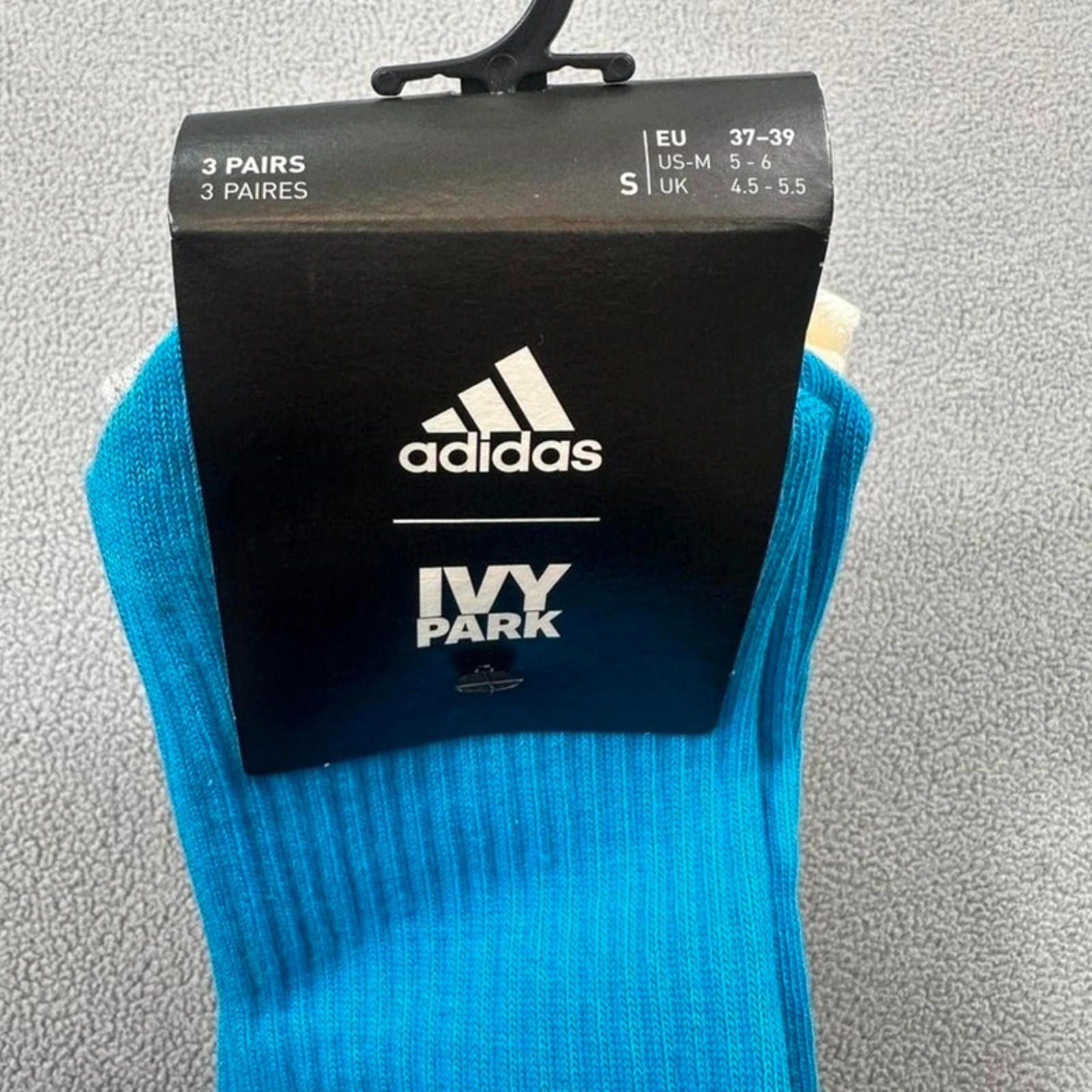 Ivy Park NWT Adidas x Ivy Park Beyonce M Socks 3 Pack Logo Originals Size ONE SIZE - 4 Thumbnail