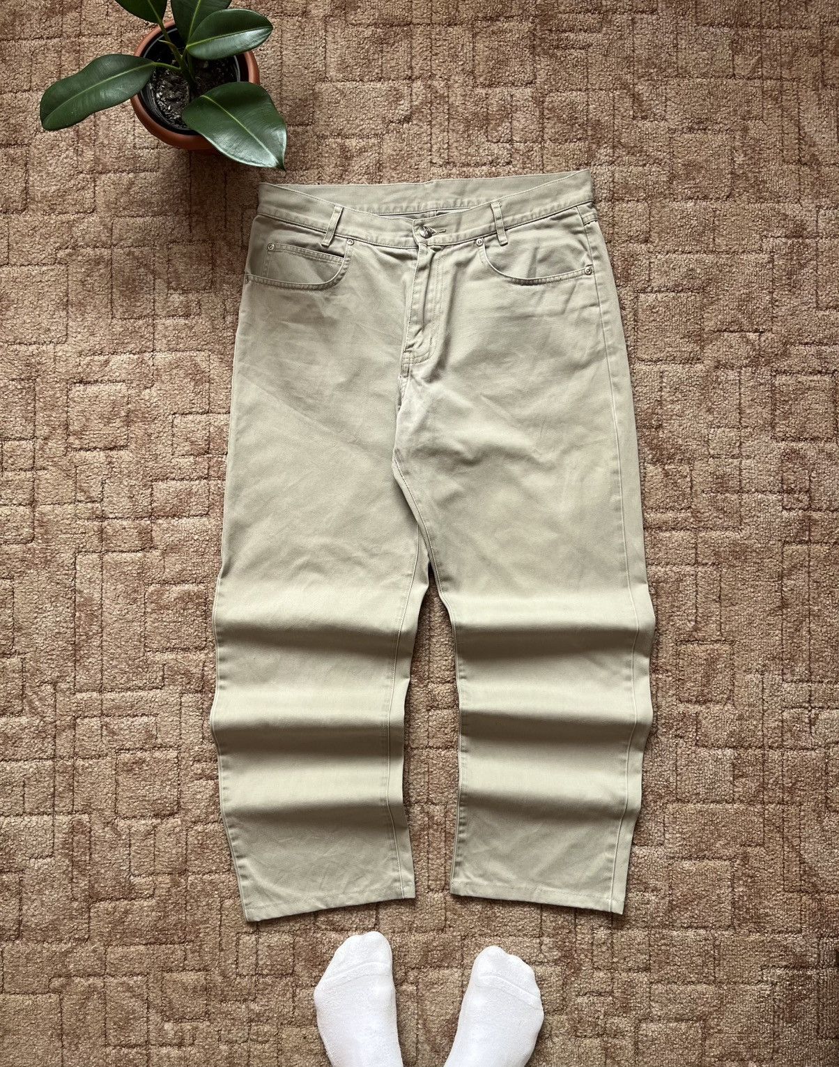 Yves Saint Laurent Vintage Yves Saint Laurent YSL Denim Jeans Big Logo 90's Size US 32 / EU 48 - 4 Thumbnail
