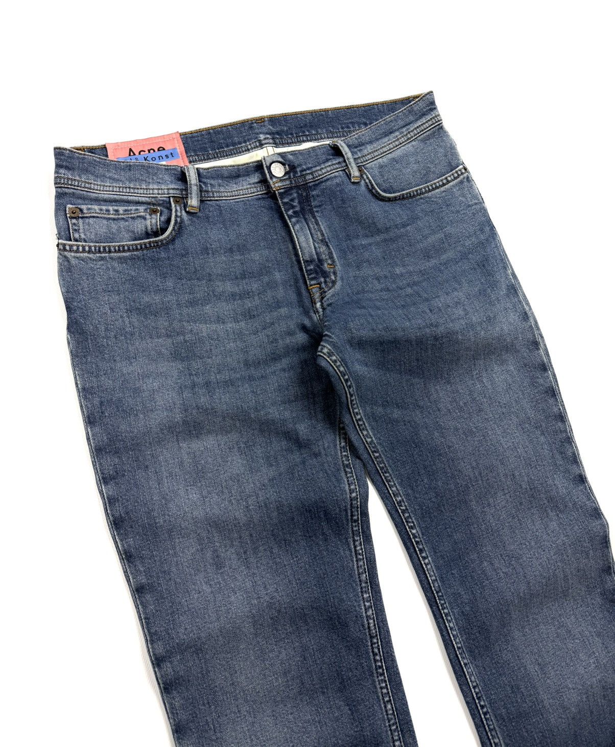 Acne Studios Acne Studios Slim Tapered Jeans North Mid Blue Denim Vintage Size US 33 - 5 Thumbnail