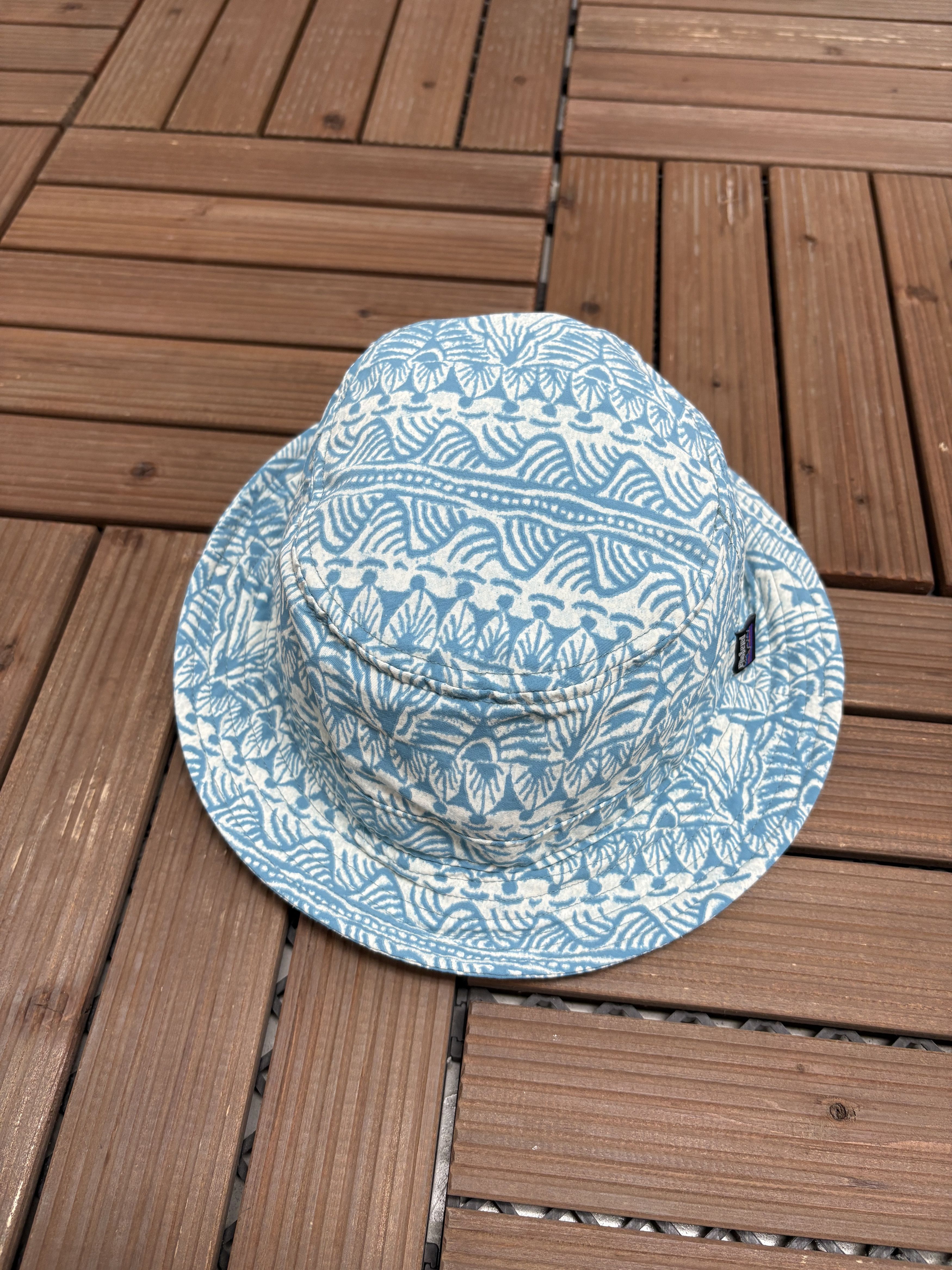 Patagonia Patagonia Branded Vintage Blue Bucket Hat Size ONE SIZE - 1 Thumbnail