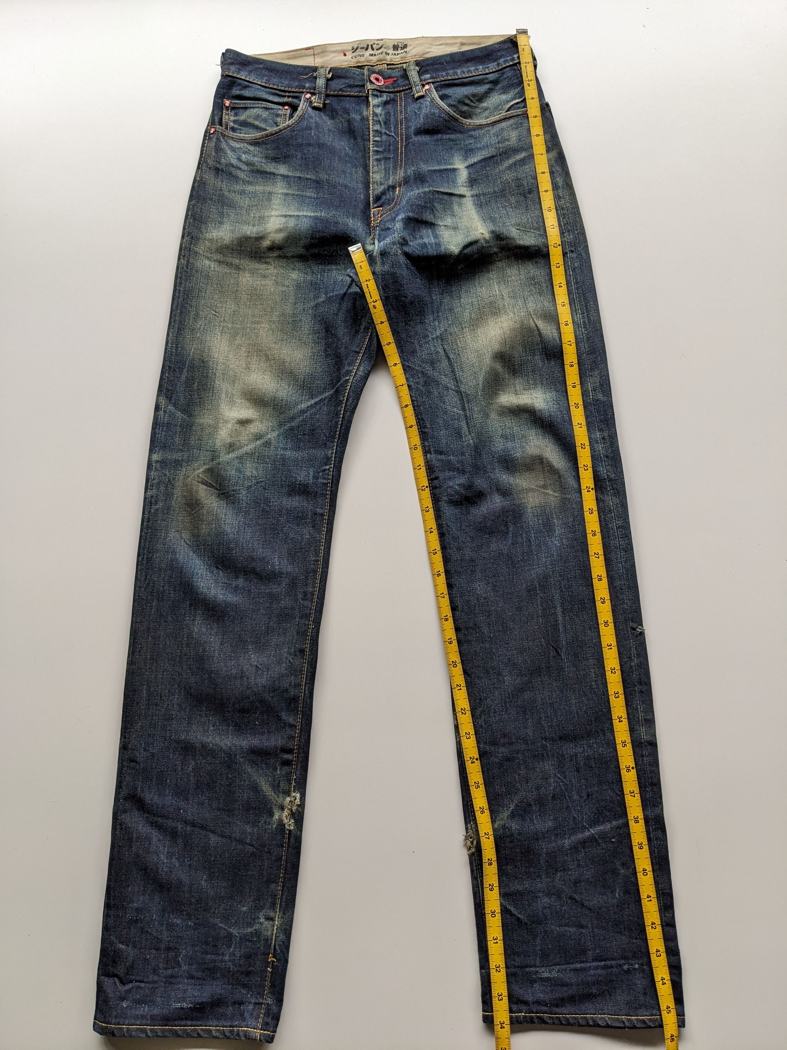 If Six Was Nine × Japanese Brand × Le Grande Bleu (L.G.B.) Cune selvedge rusty jeans 32" X 34" Size US 32 / EU 48 - 14 Thumbnail