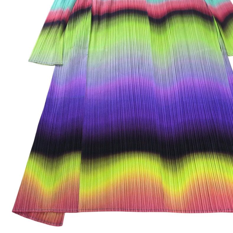 Issey Miyake issey miyake size:3 Aurora colored pleated dress Size XXS / US 00 / IT 34 - 7 Thumbnail