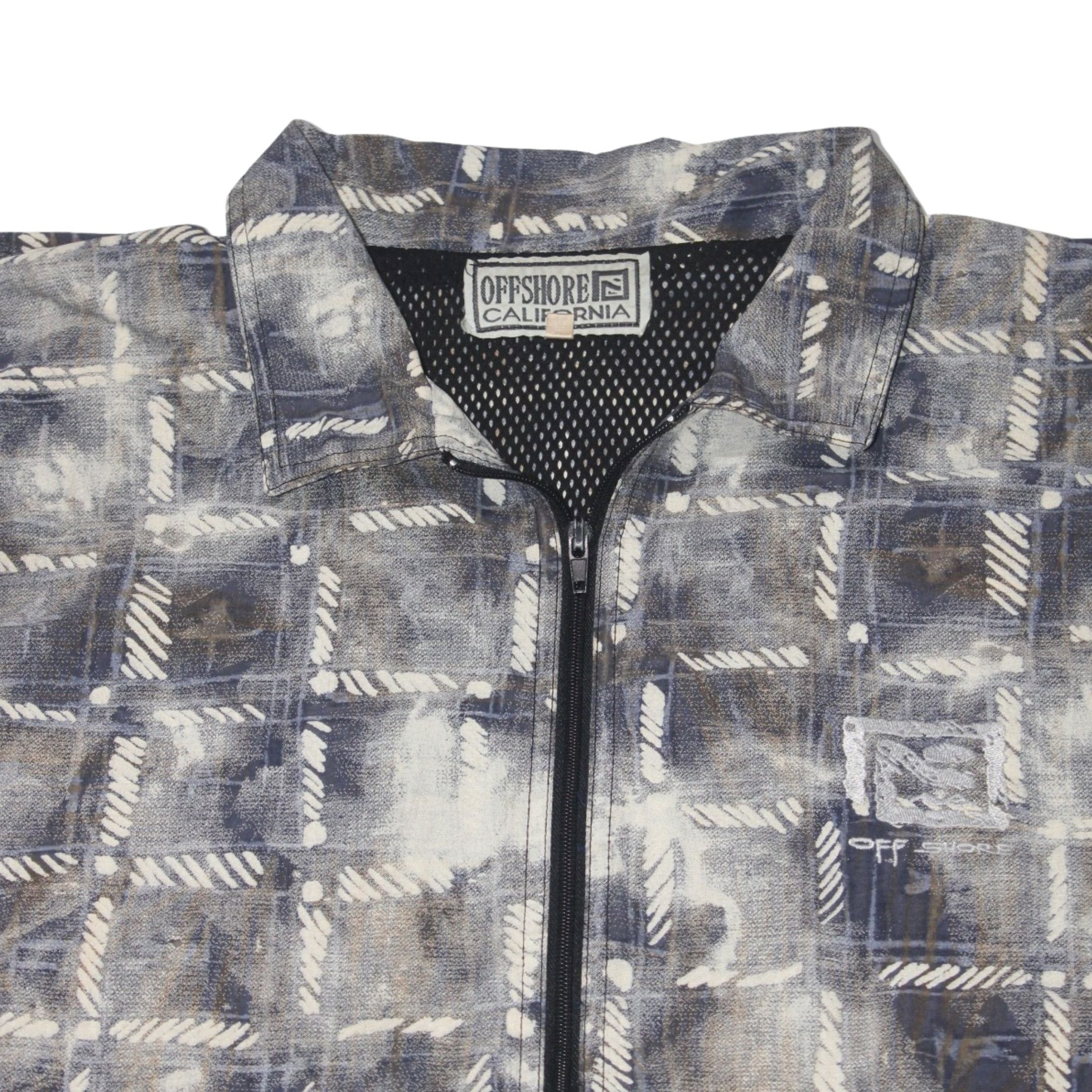 Vintage VINTAGE OFFSHORE CALIFORNIA AOP ZIP WINDCHEATER JACKET Size US XL / EU 56 / 4 - 2 Thumbnail