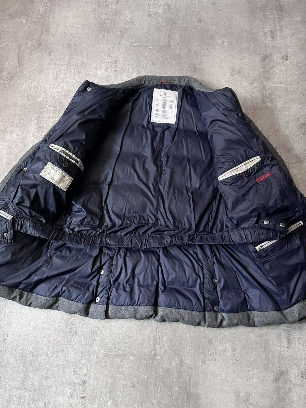 Brunello Cucinelli Brunello Cucinelli multi pocket jacket wool silk cashmere Size US L / EU 52-54 / 3 - 13 Thumbnail