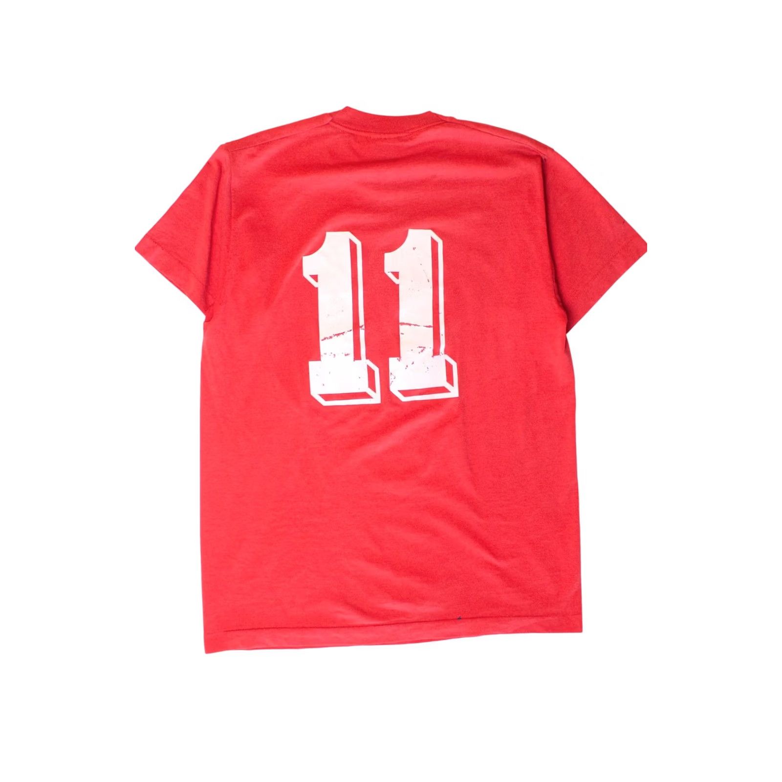 Fruit Of The Loom VINTAGE Diadora Soccer T-Shirt Unisex Adults Medium Red 1990s Shirt Mens Women’s Size US M / EU 48-50 / 2 - 2 Thumbnail