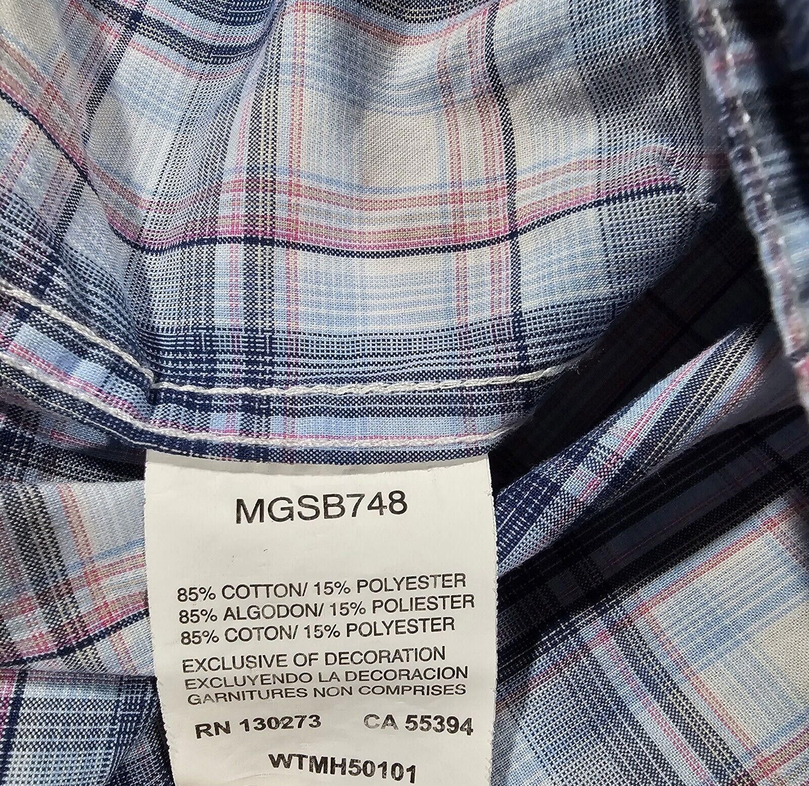 Wrangler Wrangler George Strait Collection Shirt 2XL Plaid Button Size US XXL / EU 58 / 5 - 10 Thumbnail