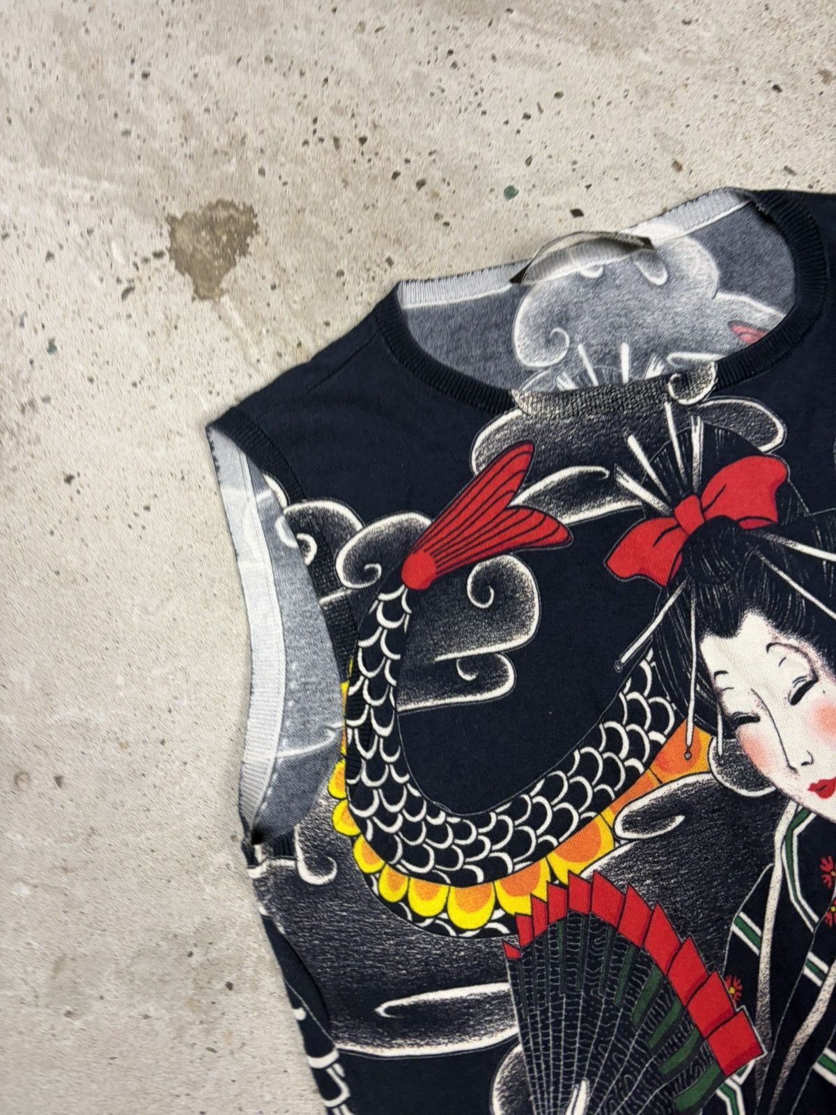 Love Moschino Love Moschino Geisha Japanese Dragon Print Dress Size M / US 6-8 / IT 42-44 - 7 Thumbnail