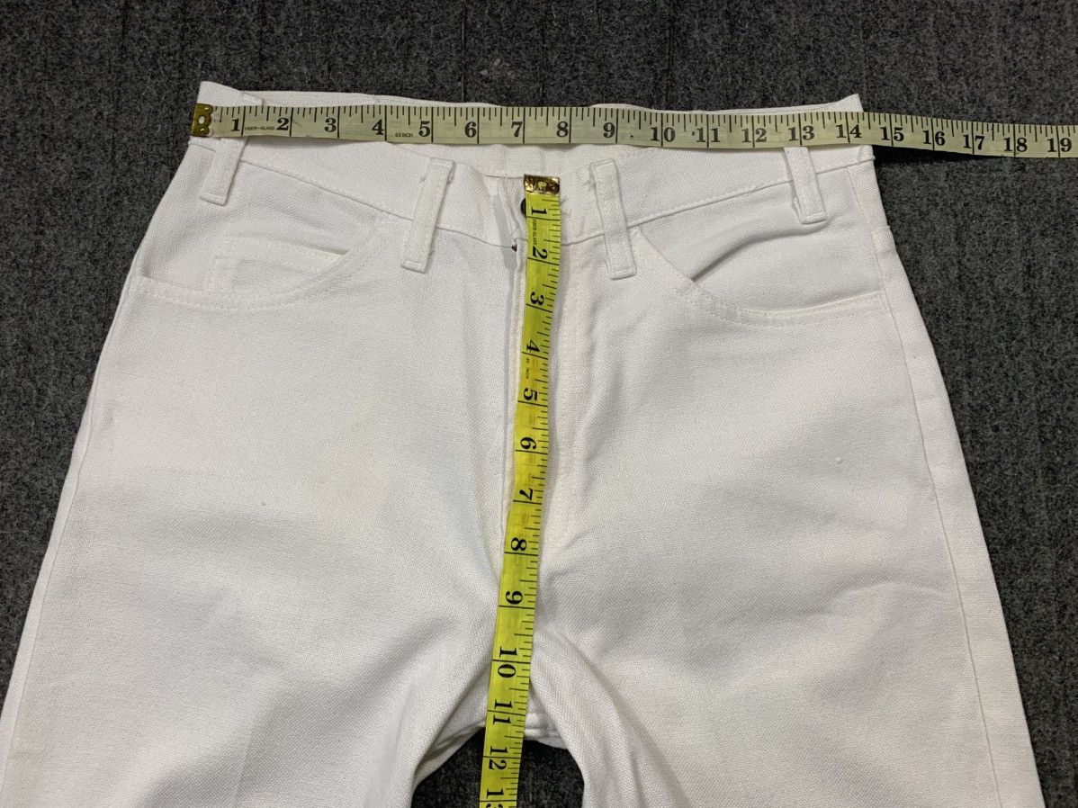 Levi's 80s Levis Strauss Sta-Prest White Denim Jeans Straight Cut Size US 28 / EU 44 - 9 Thumbnail
