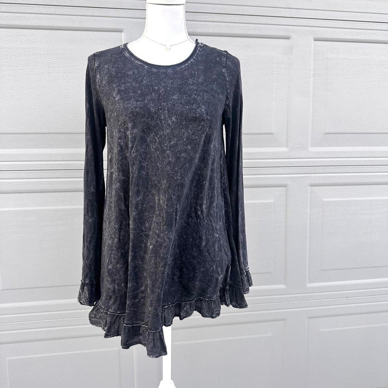 & Other Stories Altard State Size Small Black Marled Flowy Dress Size S / US 4 / IT 40 - 1 Thumbnail