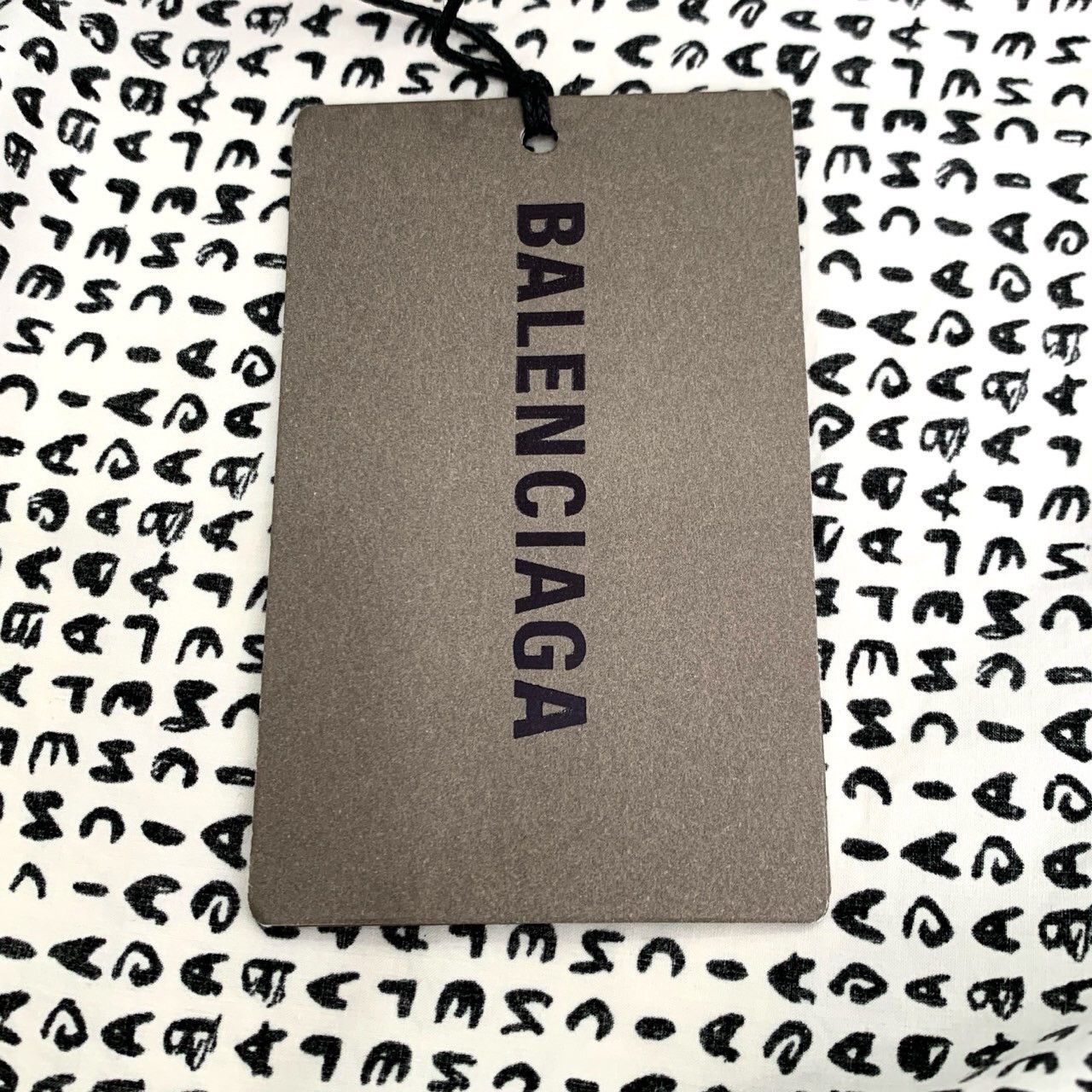 Balenciaga Balenciaga Collared Cotton Long Sleeve Shirt K26WX Size US S / EU 44-46 / 1 - 8 Thumbnail