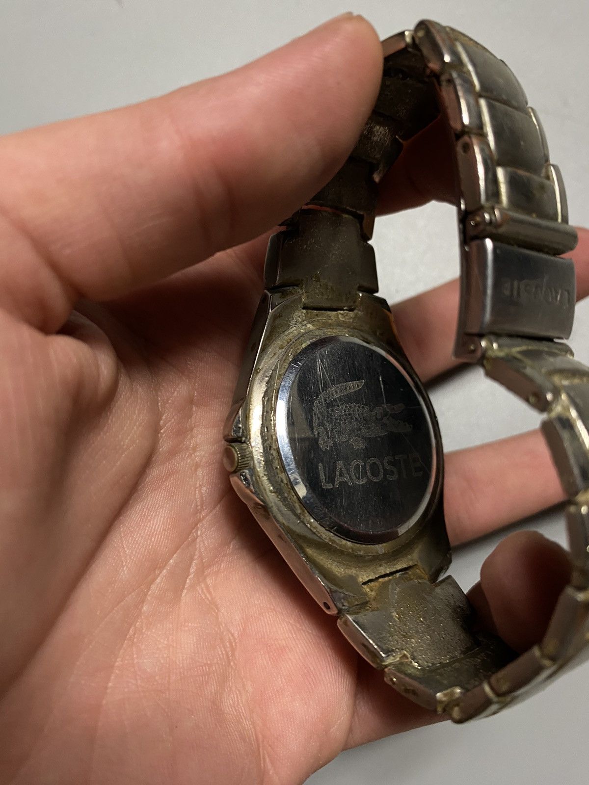 Lacoste × Vintage 🔥 Lacoste VTG metal watch y2k Size ONE SIZE - 7 Thumbnail