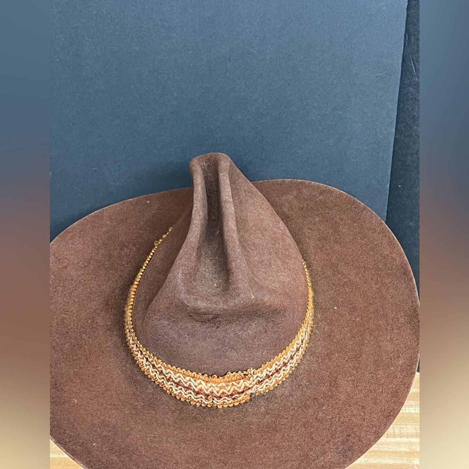 Stetson Vintage Stetson 4X Beaver?? Western Cowboy Hat Size 7 Brown Size ONE SIZE - 6 Thumbnail