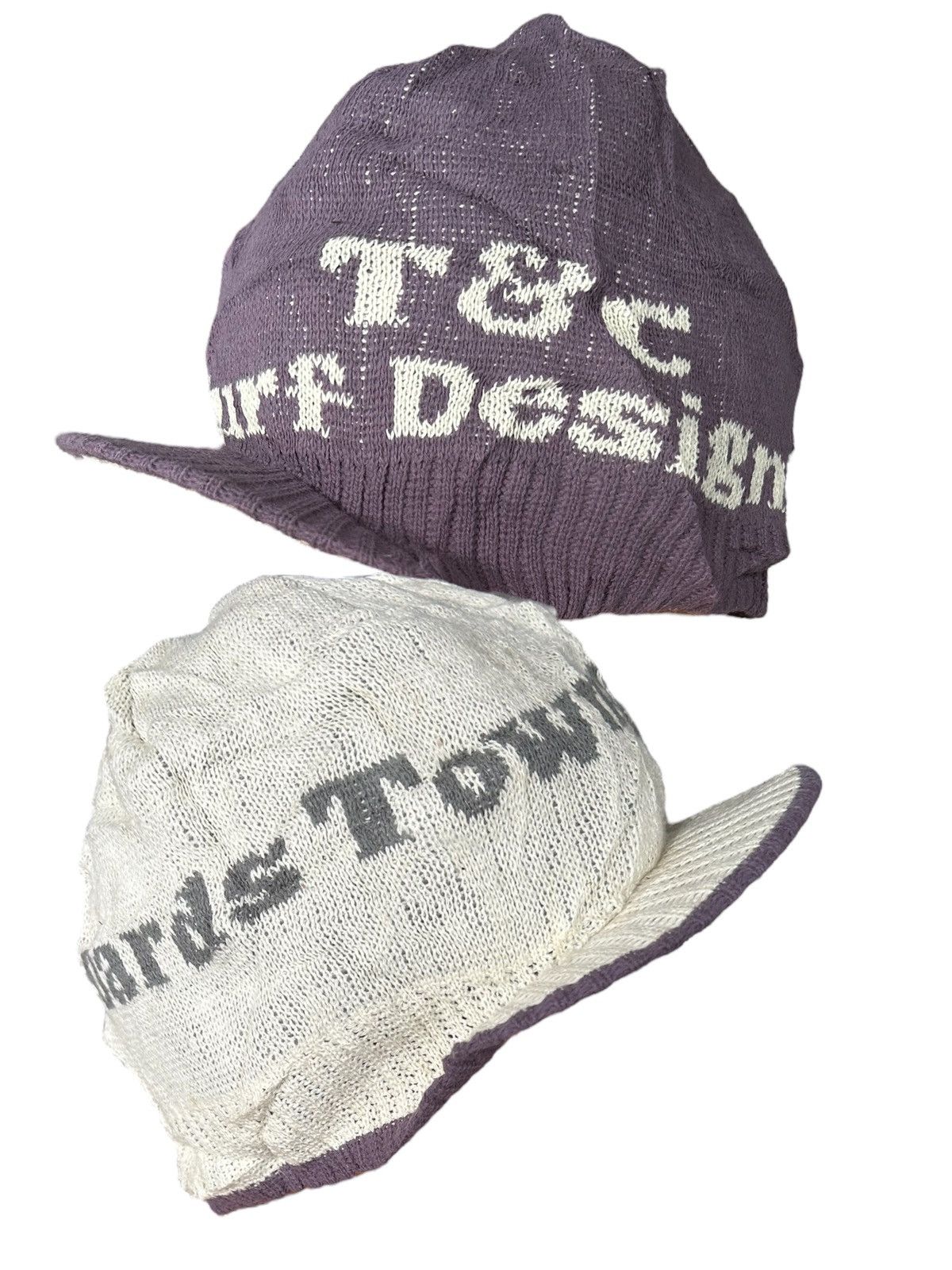 Japanese Brand × Kapital × Vintage Vintage T&C Surf Design Reversible Distressed Faded Hats ☠️☠️ Size ONE SIZE - 1 Thumbnail