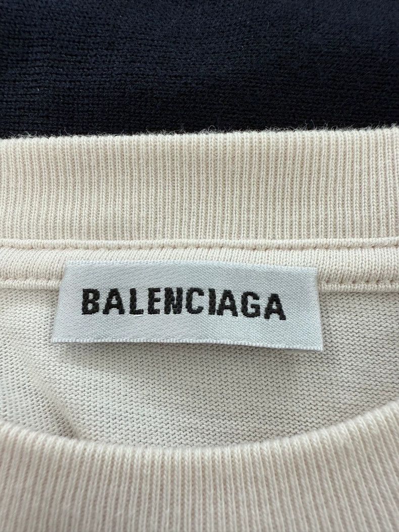 Balenciaga Balenciaga Slogan Short Sleeve Size US XL / EU 56 / 4 - 3 Thumbnail