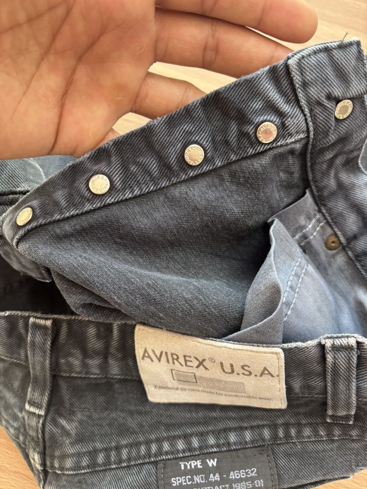 Avirex Avirex USA Authentic Flight Garment Denim Size US 29 - 7 Thumbnail