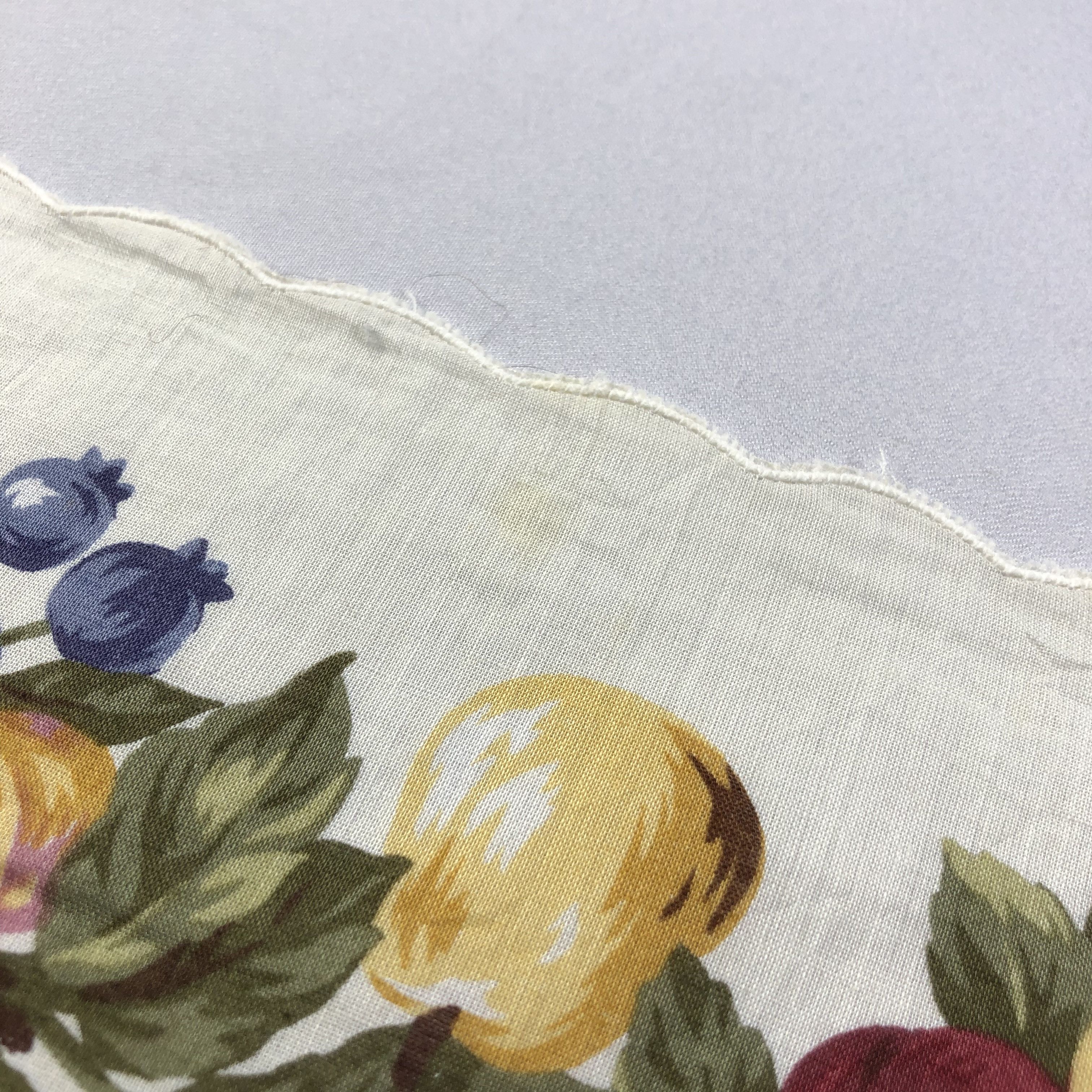 Vintage Laura Ashley Fruits Handkerchief Neckerchief Bandana H2090 Size ONE SIZE - 8 Thumbnail
