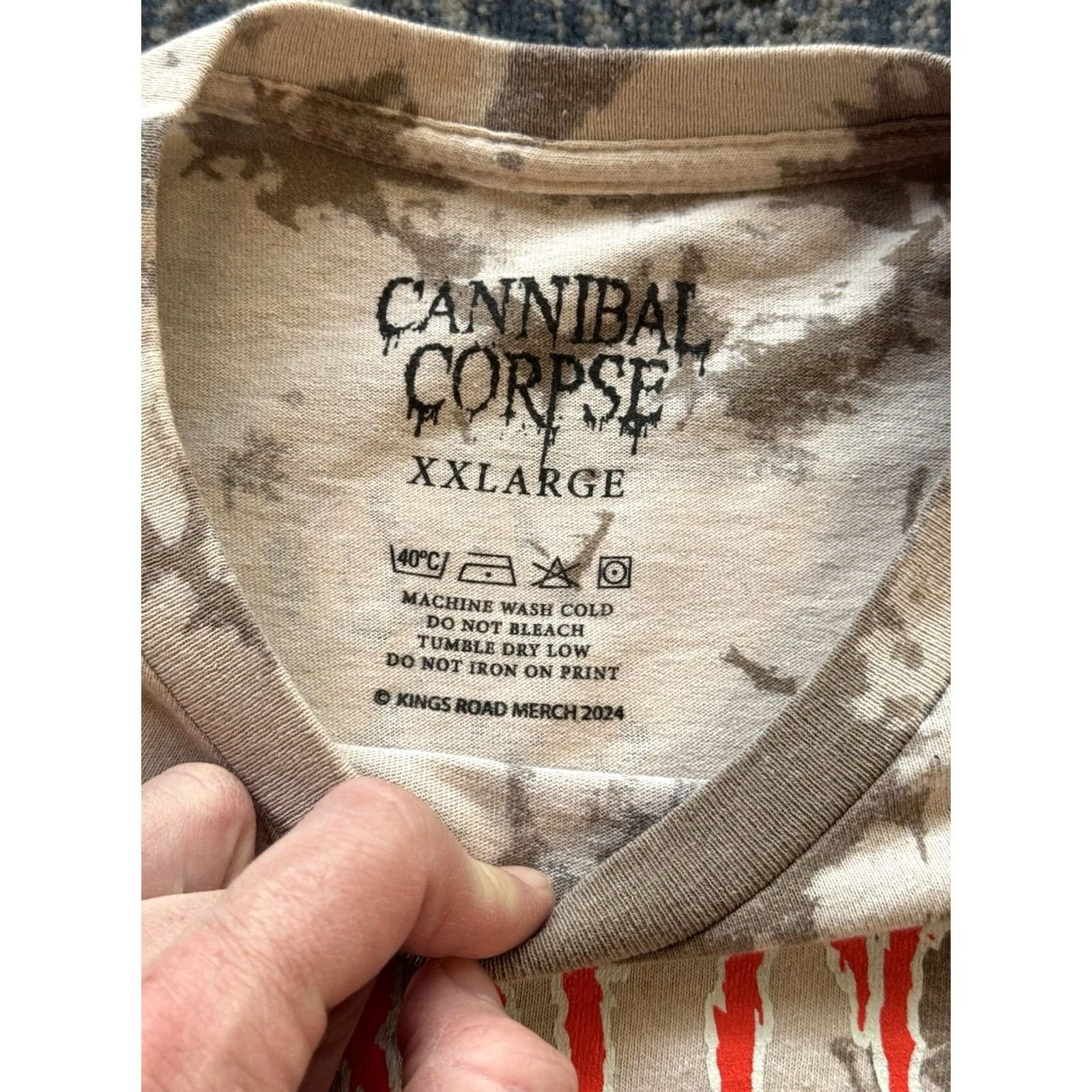 Vintage VINTAGE Cannibal Corpse The Bleeding Tour Concert T Shirt 2XL Death Metal Deicide 2024 Mens Size US XXL / EU 58 / 5 - 5 Thumbnail