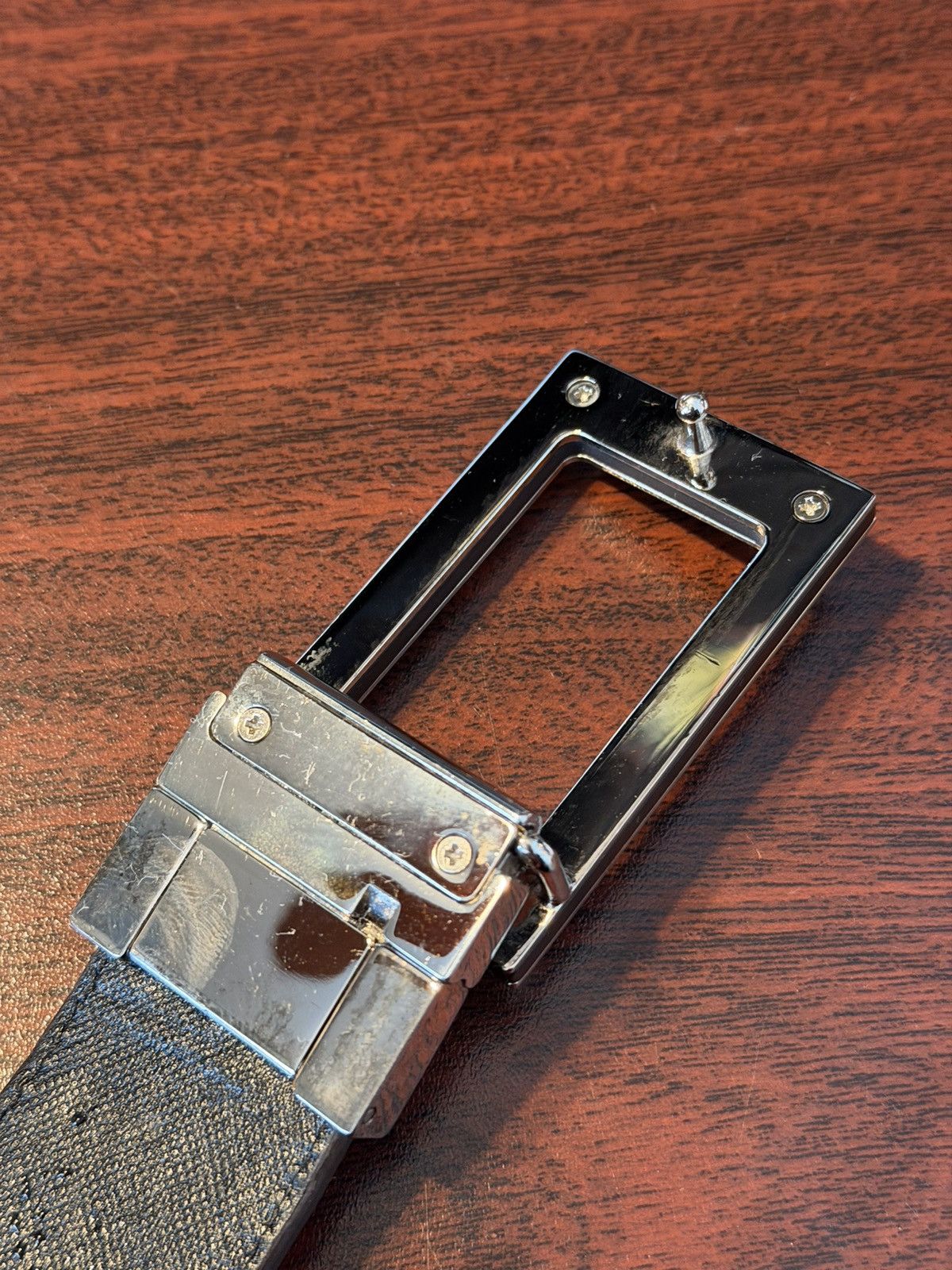 MCM MCM Leather Studded Accents Belt Size 36 - 4 Thumbnail