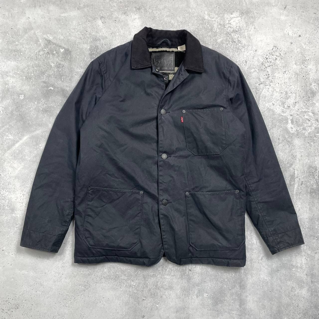 Levi's Levis Halley Stevenson Waxed Cotton Jacket Blue Size M Size US M / EU 48-50 / 2 - 1 Thumbnail