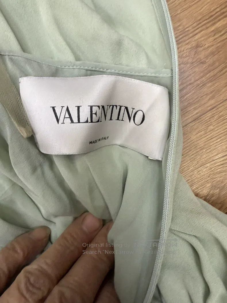Valentino Valentino Green silk dress Size S / US 4 / IT 40 - 4 Thumbnail