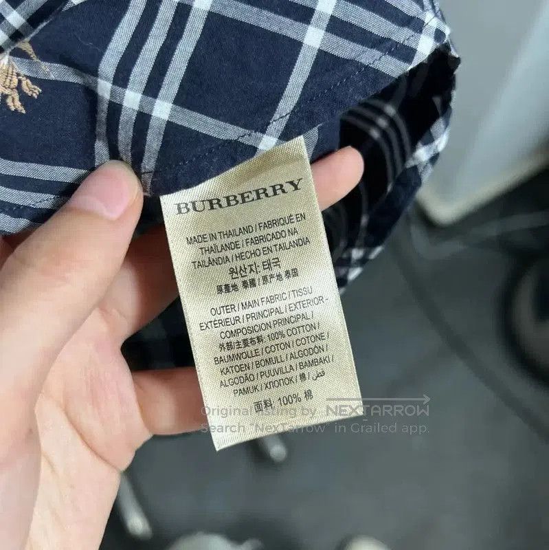 Burberry Burberry Gray Plaid Long Sleeve Shirt. Size US M / EU 48-50 / 2 - 4 Thumbnail