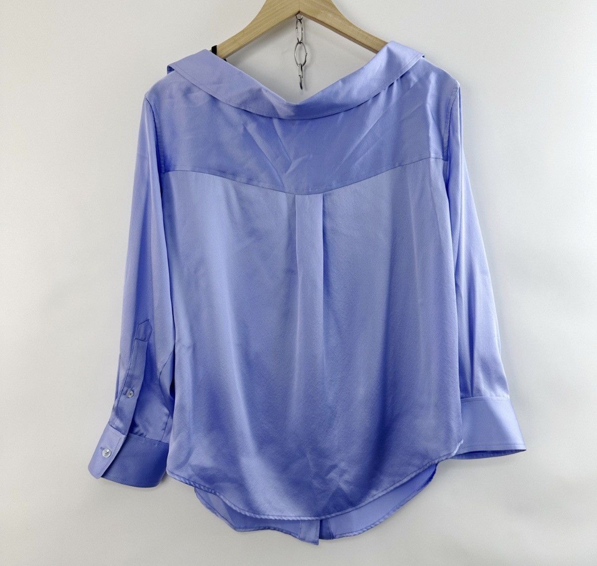 Alexander Wang Alexander Wang Blue Rhinestone Letter Cami Shirt K12 Size S / US 4 / IT 40 - 3 Thumbnail