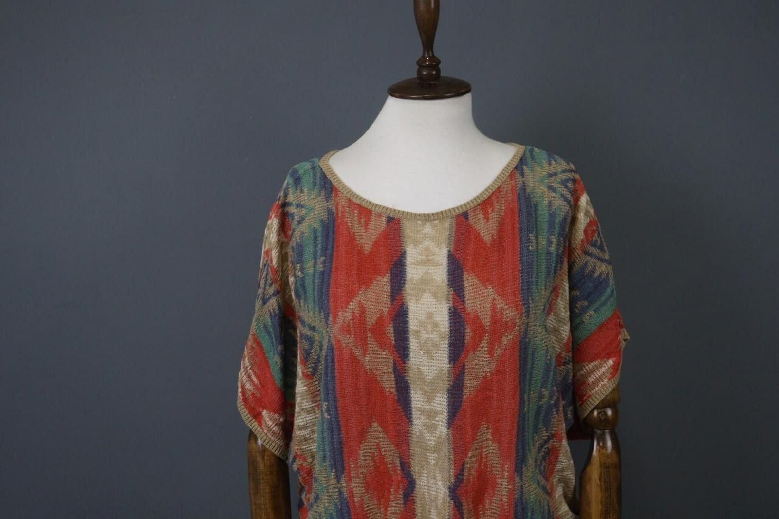 Polo Ralph Lauren Ralph Lauren Multi Geometric Pullover Sweater Size S Size S / US 4 / IT 40 - 2 Thumbnail