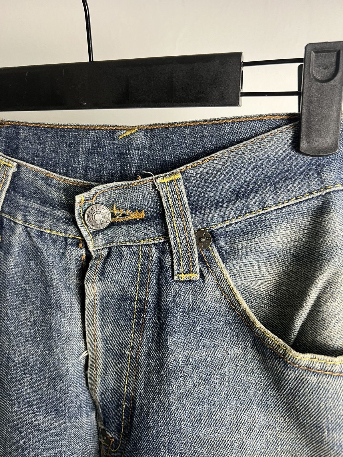 If Six Was Nine × Vintage Vintage Evisu Daicock "Mighty Evisu" Denim Size US 30 / EU 46 - 7 Thumbnail