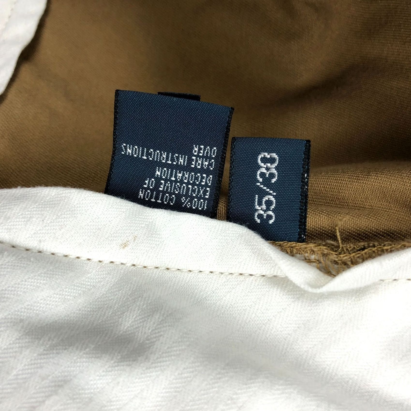 Polo Ralph Lauren Ralph Lauren Polo Ethan Pants Mens 35x30 Khaki Beige Classic Straight Pleated 35 Inseam Cotton Canvas Pocket Slashy N/A Size US S / EU 44-46 / 1 - 7 Thumbnail