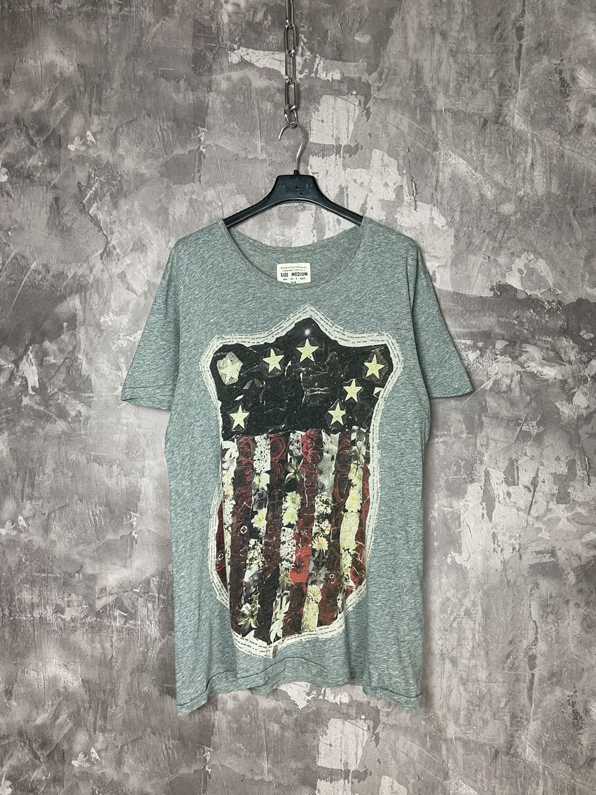 Allsaints × Vintage T-shirt Vintage Allsaints Distressed Faded Art Graffiti Rare Size US M / EU 48-50 / 2 - 1 Thumbnail