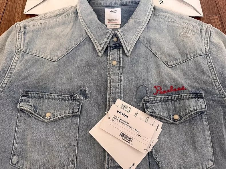 Visvim Visvim VISVIM Social Sculpture Denim Shirt-2506 Size US S / EU 44-46 / 1 - 3 Thumbnail